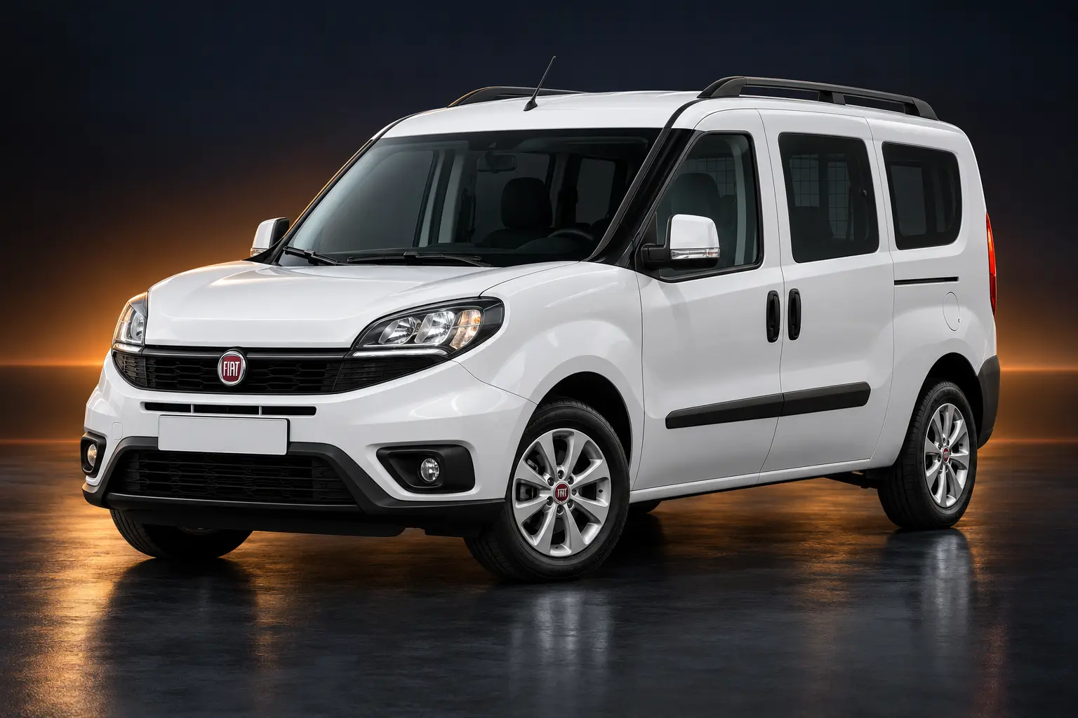 Fiat Doblo beyaz dış görünüm